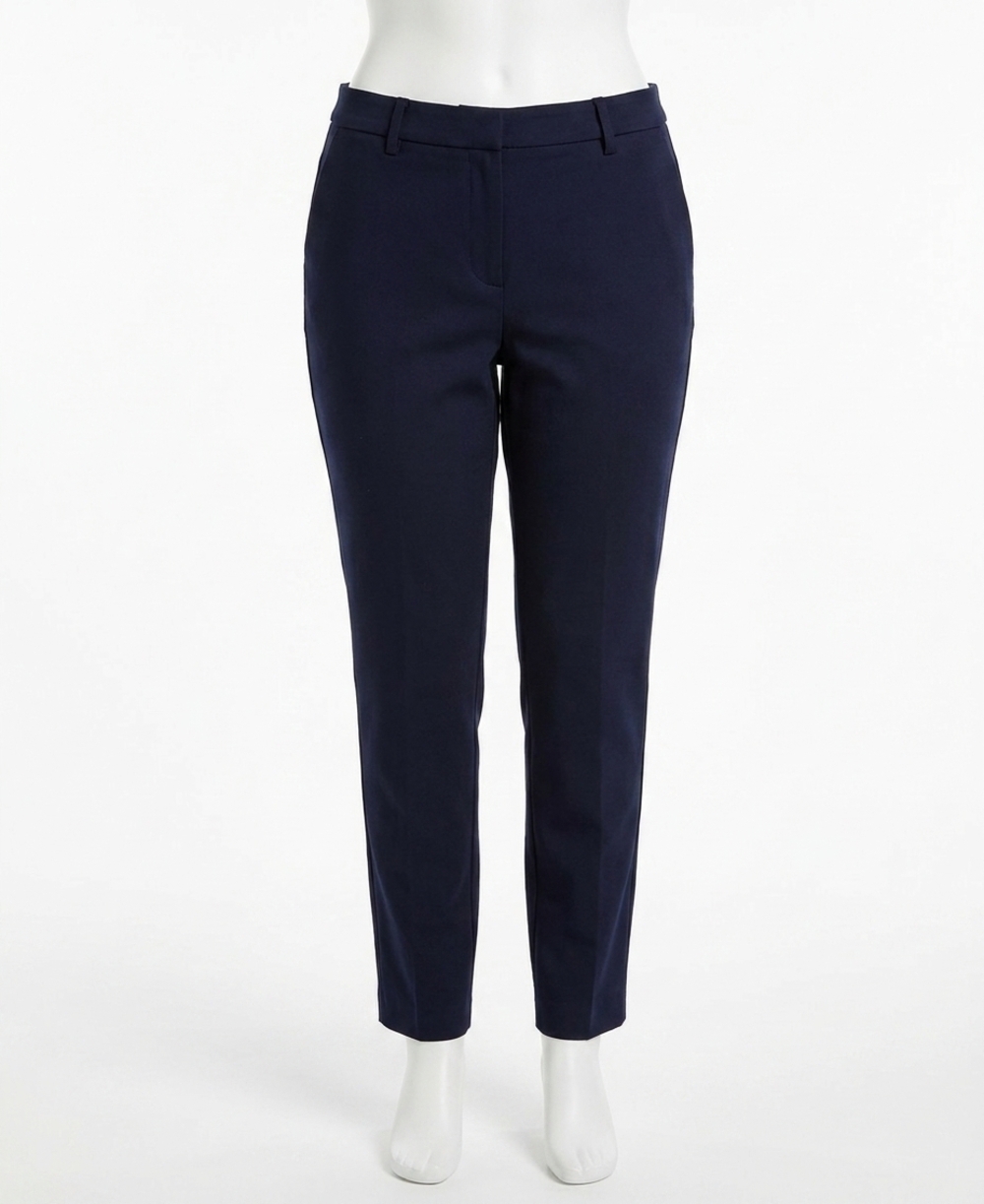 NEW TOMMY HILFIGER women's flex plus hampton pant in navy